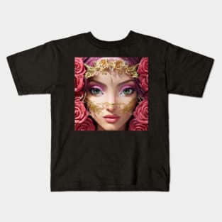 Photorealistic Owl Goddess Kids T-Shirt